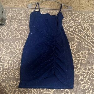 Winter formal dress, Windsor, dark royal blue, Medium, worn once